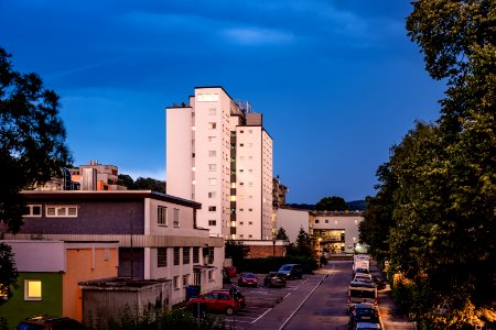 Carl-Sonnenschein-Haus zur blauen Stunde