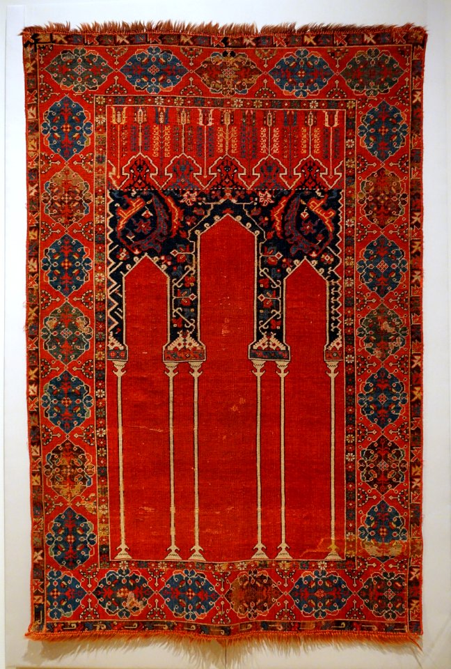 Carpet, Turkey, Ushak, Ottoman Empire, 18th century AD, wool - Textile Museum, George Washington University - DSC09623