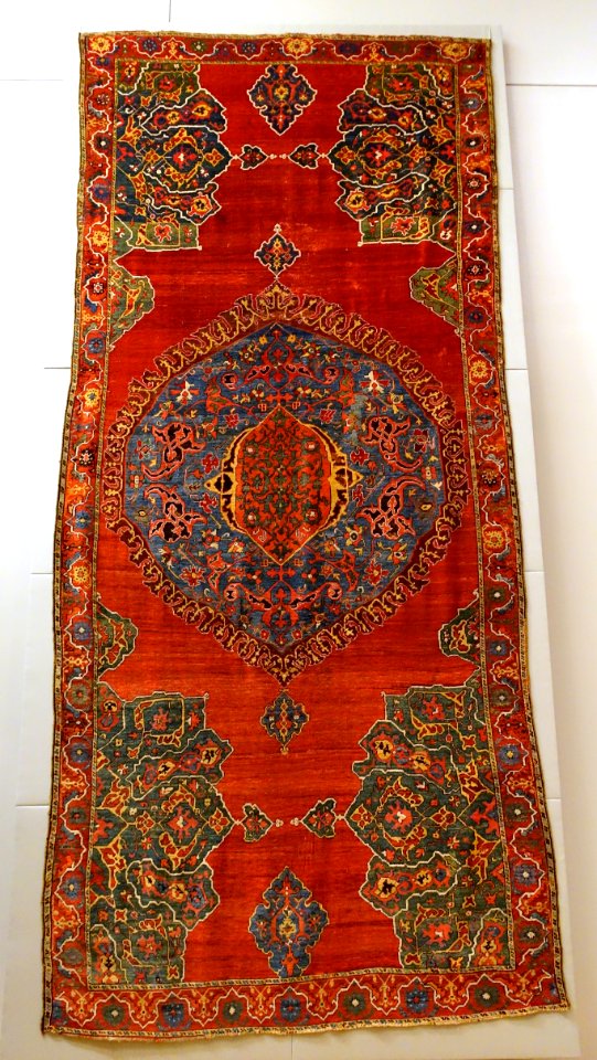 Carpet, Turkey, Ushak, Ottoman Empire, 1650-1700 AD, wool - Textile Museum, George Washington University - DSC09565