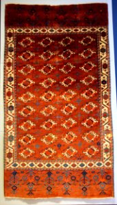 Carpet, Turkmenistan, Yomut people, 18th century AD, wool - Textile Museum, George Washington University - DSC09758