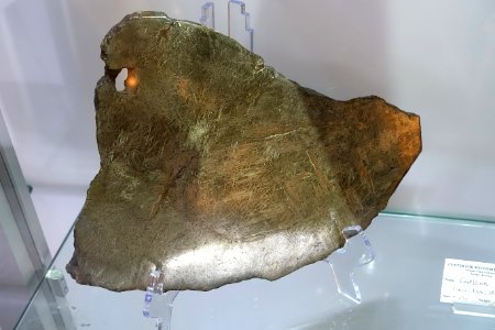 Carlton, Texas, Iron, IAB-sLM - Center for Meteorite Studies - Arizona State University - Tempe, AZ - DSC05772