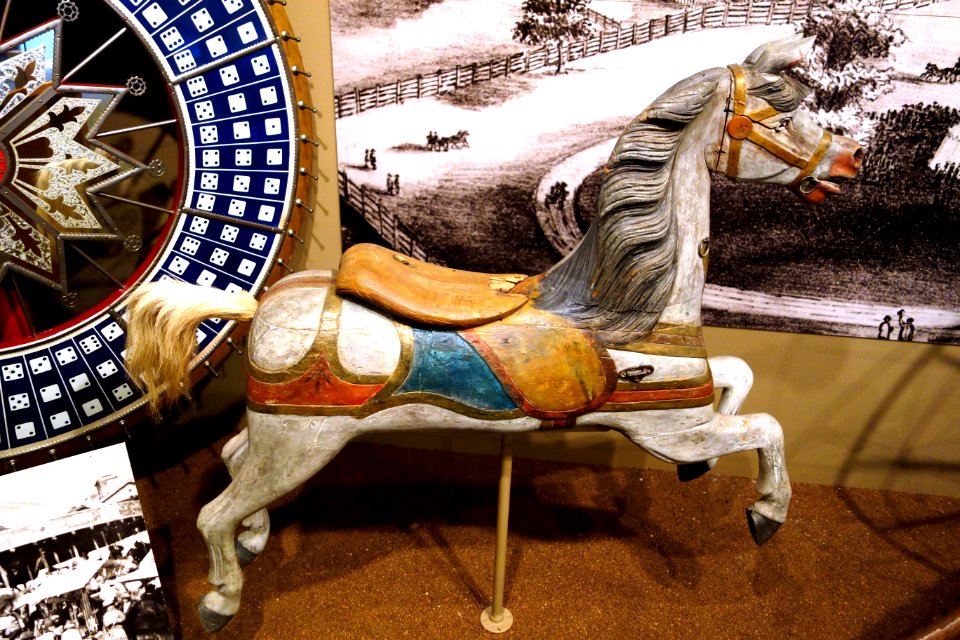 Carousel Horse, Armitage Herschell Company, North Tonawanda, New York, c. 1895 - Wisconsin Historical Museum - DSC03212