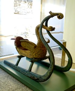 Carousel or racing sleigh, Southern Germany, c. 1700, beechwood, limewood, wrought iron - Germanisches Nationalmuseum - Nuremberg, Germany - DSC02764