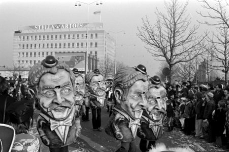 Carnaval in Eindhoven een beeld uit de carnavalsoptocht, Bestanddeelnr 927-7392