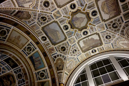 Carnegie Mellon University College of Fine Arts building - ceiling 3 - DSC02442 photo