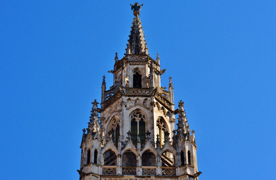 Munich spire marienplatz