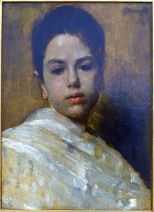 Carminella by Antonio Mancini, 1870 - Galleria nazionale d'arte moderna - Rome, Italy - DSC05375