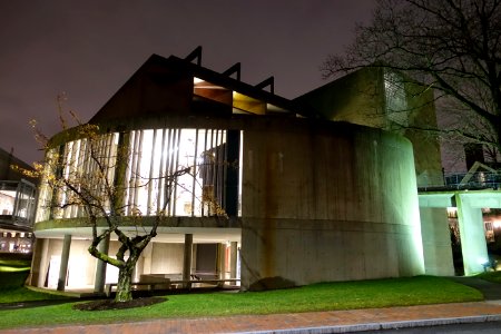 Carpenter Center at night, Harvard University - Cambridge, MA - DSC07246 photo