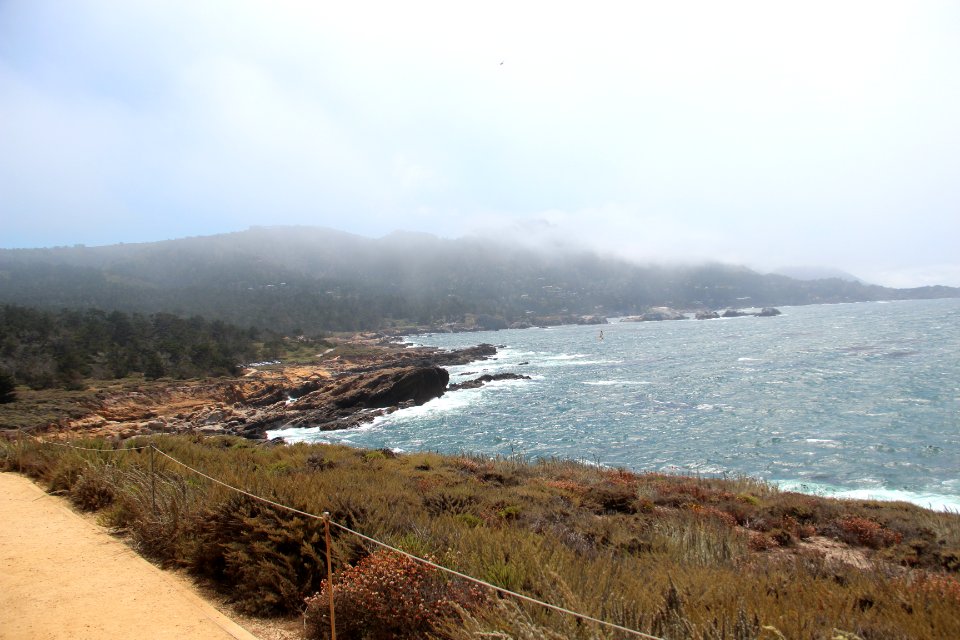 Carmel Highlands, California fog clearing August 2019 1