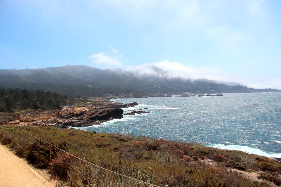 Carmel Highlands, California fog clearing August 2019 2