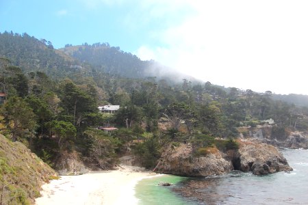 Carmel Highlands, California viewed from Gibson Beach Aug 2019 3