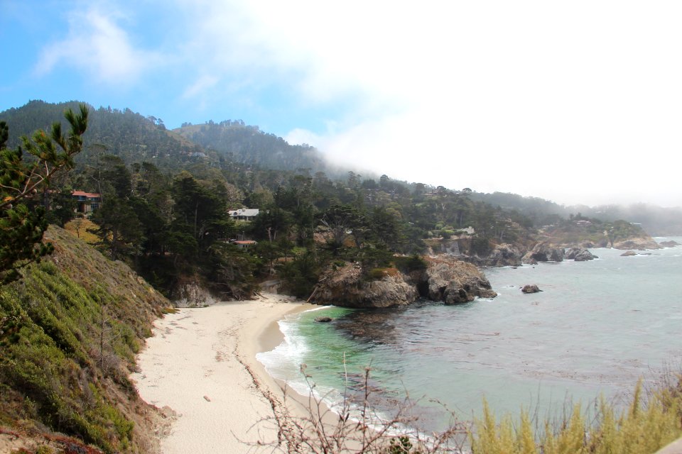 Carmel Highlands, California viewed from Gibson Beach Aug 2019 2