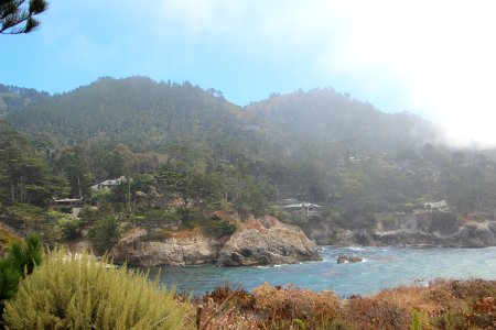 Carmel Highlands, California viewed from Gibson Beach Aug 2019 4