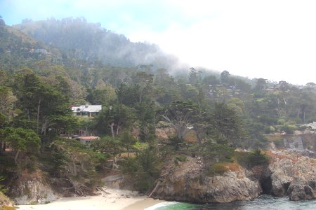 Carmel Highlands, California viewed from Gibson Beach Aug 2019 1