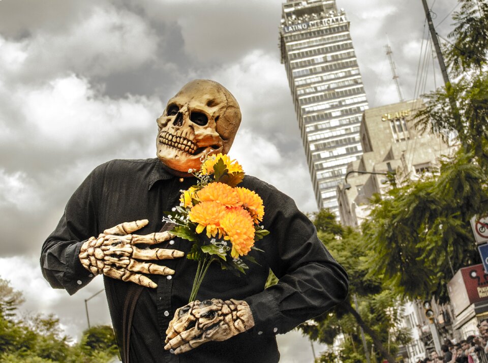 Mexico tradition day of the dead diademuertos photo