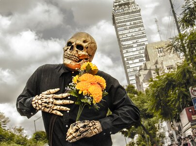 Mexico tradition day of the dead diademuertos