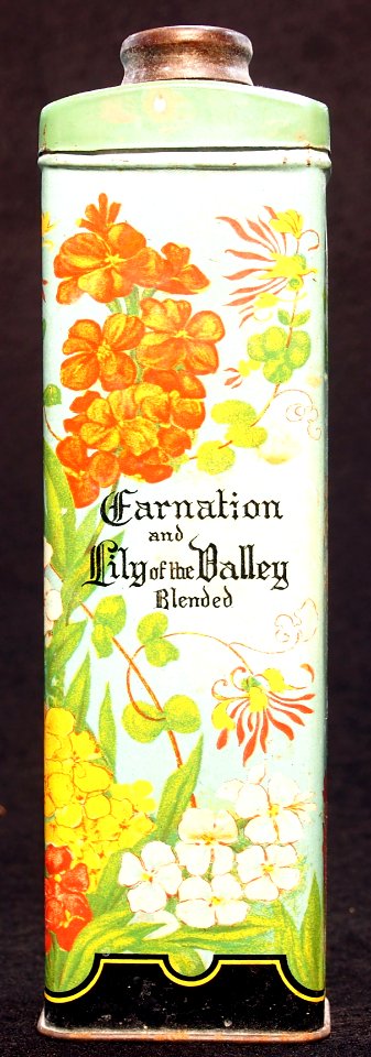 Carnation and Lily of the Valley Blenden talcum powder tin, pic1