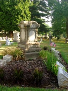 Carnahan monument, Mount Lebanon Cemetery, 2020-07-24, 02