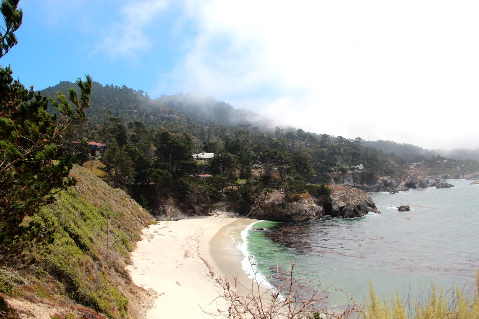 Carmel Highlands, California viewed from Gibson Beach Aug 2019 6