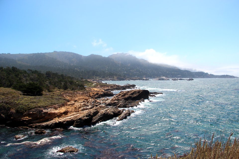 Carmel Highlands, California fog clearing August 2019 3