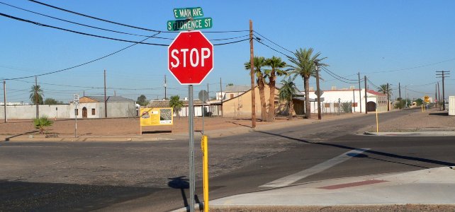 Casa Grande, Arizona Main Ave x Florence St W corner 1