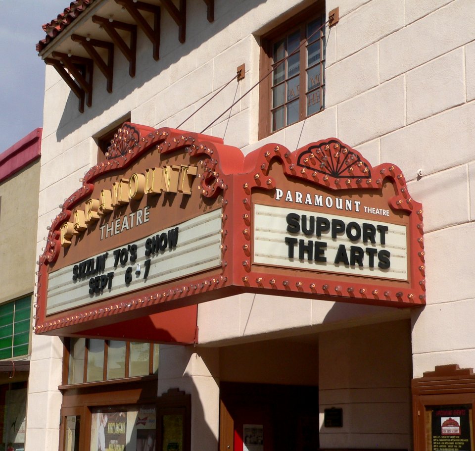 Casa Grande Paramount Theatre marquee (2)