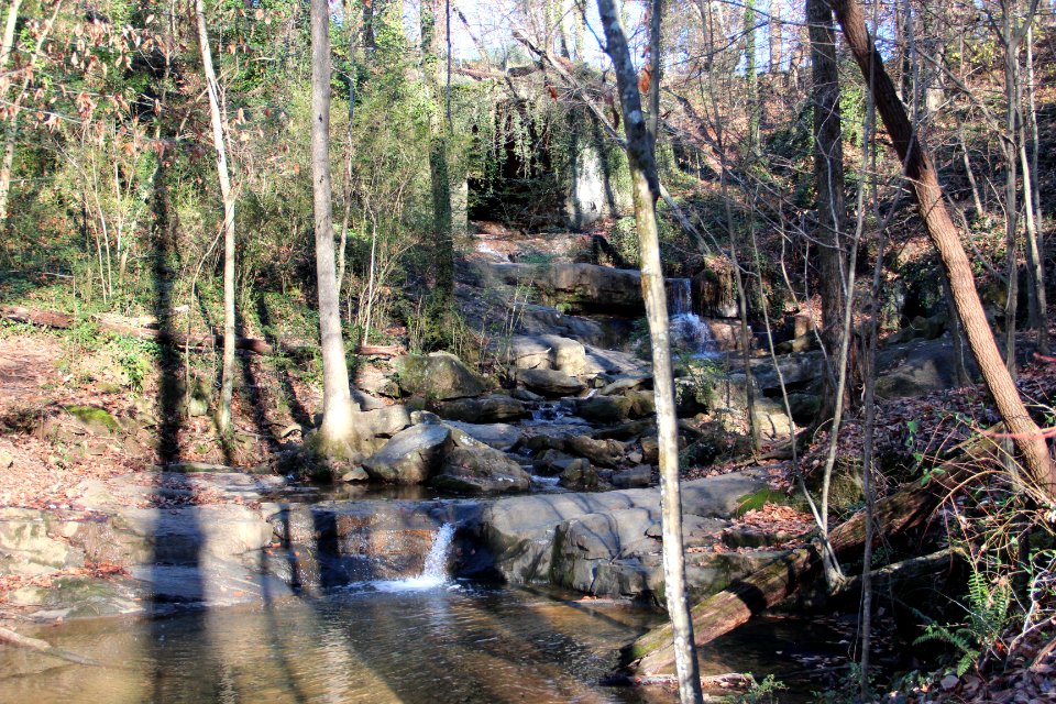 Cascade Falls, Cascade Springs Nature Preserve, Atlanta, December 2018 2