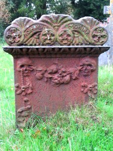 Cast iron gravestone, Brightling
