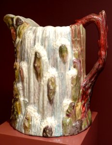 Cascade Pitcher, United States Pottery Company, 1854 - Bennington Museum - Bennington, VT - DSC08975