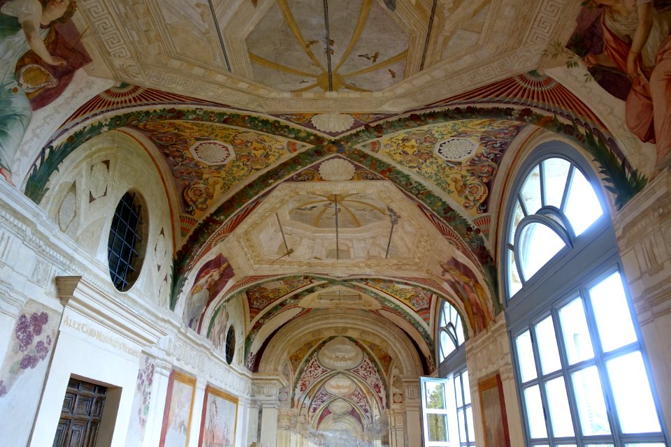 Casino interior - Villa Lante, Bagnaia, Italy - DSC01886