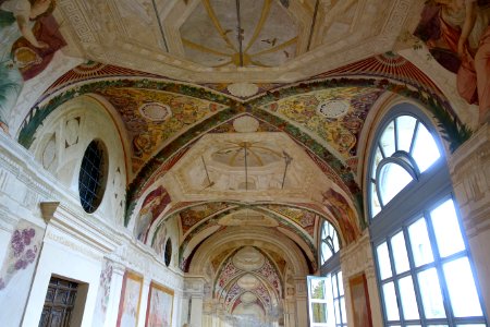 Casino interior - Villa Lante, Bagnaia, Italy - DSC01886