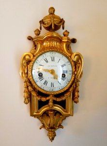 Cartel clock, Le Nepveu a Paris, late 1700s - Hyde Collection - Glens Falls, NY - 20180224 123037