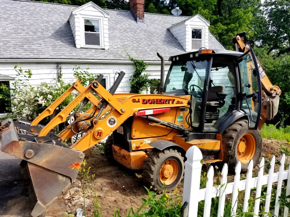 Case backhoe loader - Arlington, MA