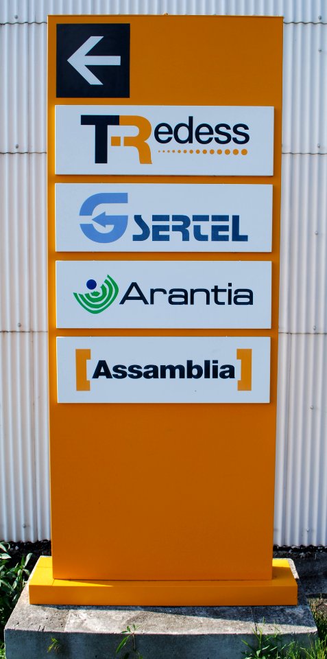 Cartel Televés Conxo Santiago de Compostela Galiza A Coruña wGL