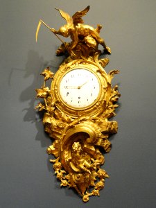 Cartel Clock, Charles Cressent, 1745-1750 - Nelson-Atkins Museum of Art - DSC08834