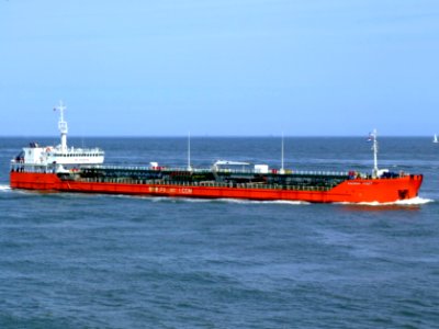 Caspian Leader IMO9235684 p3 approaching Port of Rotterdam, Holland 08-Jul-2007