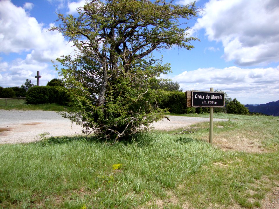 Castanet-le-Haut (Hérault, Fr) col de la Croix de Mounis
