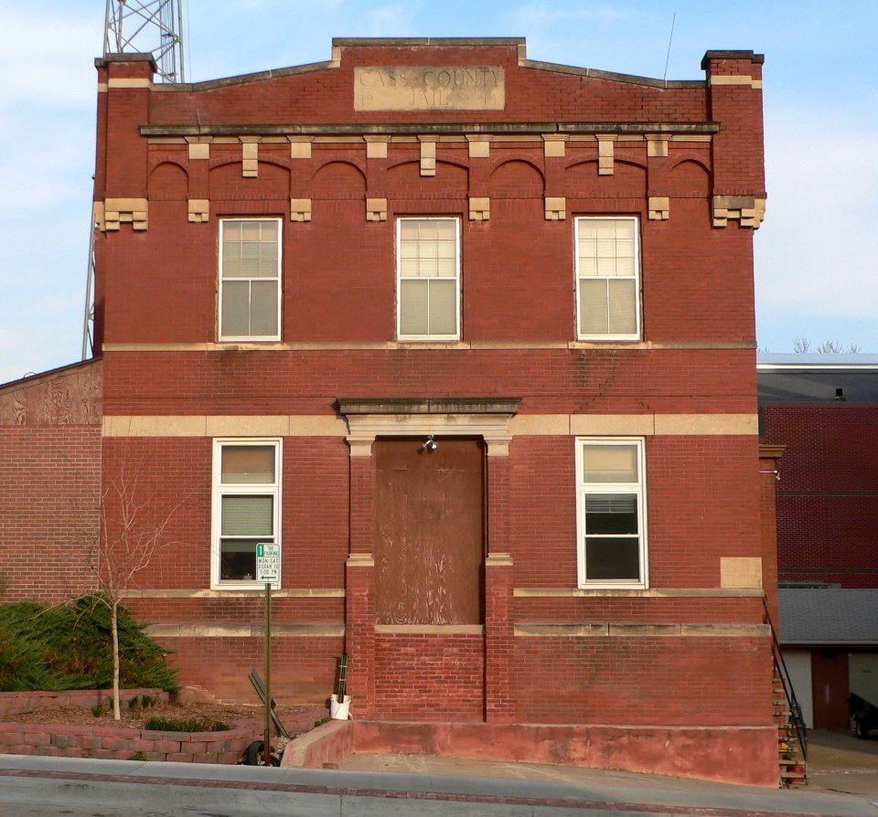 Cass County, Nebraska jail from W 1
