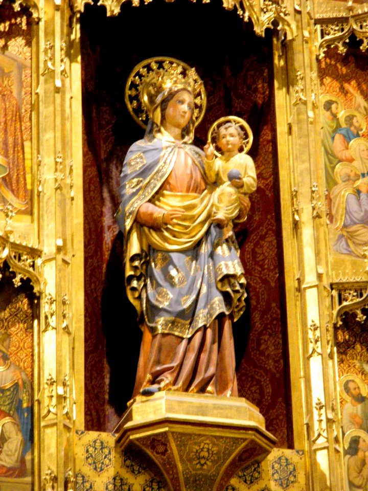 Caspe - Colegiata de Santa María la Mayor, retablo mayor 2