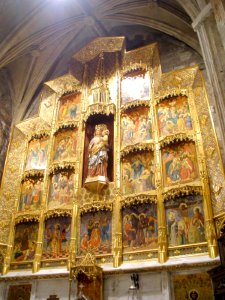 Caspe - Colegiata de Santa María la Mayor, retablo mayor 3