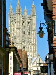Canterbury Cathedral from Butchery lane