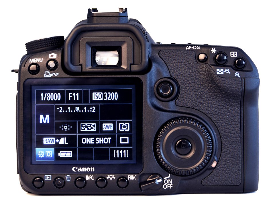 Canon EOS 50D back