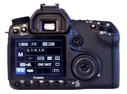 Canon EOS 50D back