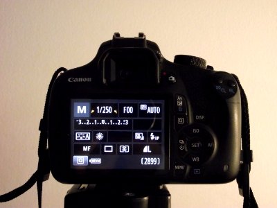 Canon EOS Rebel T5 interface