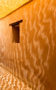 Canvas shadows, Alcazaba gardens, Almeria, Spain photo