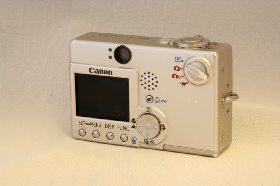 Canon IXY 30a back