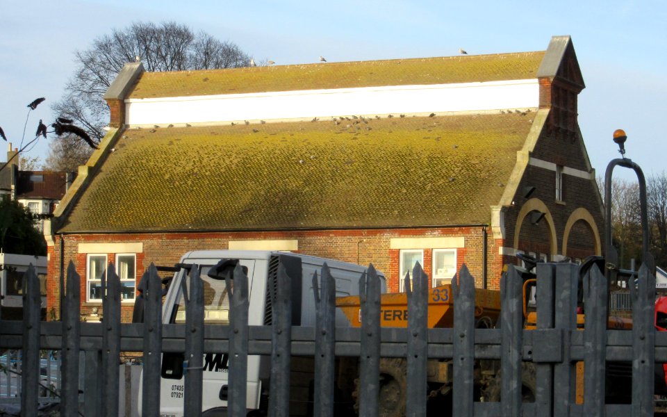 Canteen at Hollingdean Depot, Upper Hollingdean Road, Hollingdean, Brighton (November 2015)