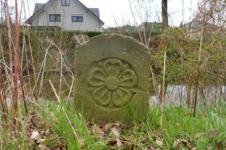 Cappel - Grenzstein am Boker-Heide-Kanal - Lippische Seite - 1