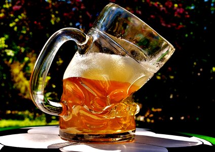 Bent funny beer garden