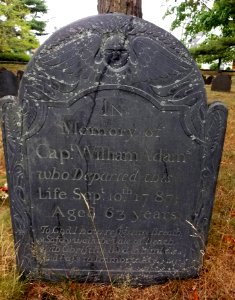 Cap. William Adams, 1787 - Old Burying Ground - Arlington, MA - 20200816 091200